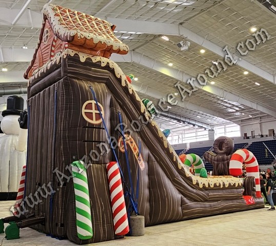 Gingerbread House Inflatable Slide Rental Phoenix Arizona